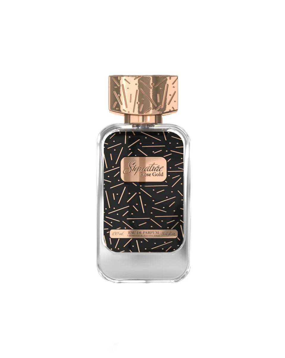 Signature rose gold perfume
