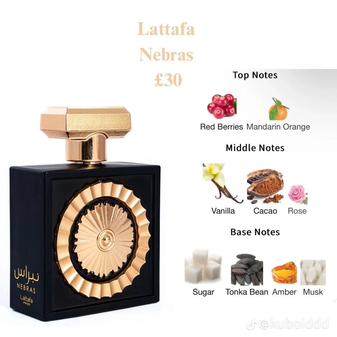Nebras lattafa perfume